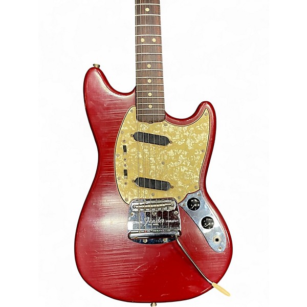 Vintage 1966 Fender Mustang Dakota Red Solid Body Electric Guitar