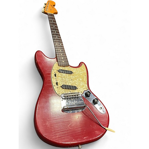 Vintage 1966 Fender Mustang Dakota Red Solid Body Electric Guitar