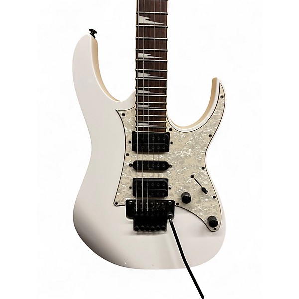Used Ibanez RG450DXB White Solid Body Electric Guitar