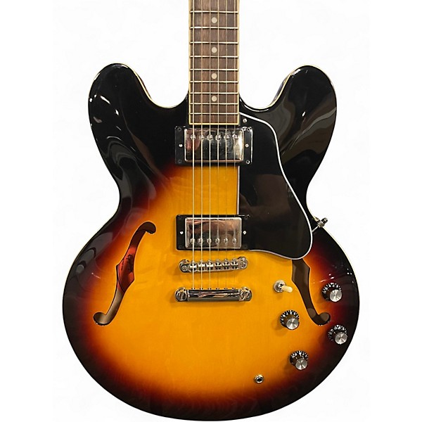 Used Epiphone ES335 Sunburst Hollow Body Electric Guitar