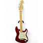 Vintage 1996 Fender Standard Stratocaster Plus Red Solid Body Electric Guitar thumbnail