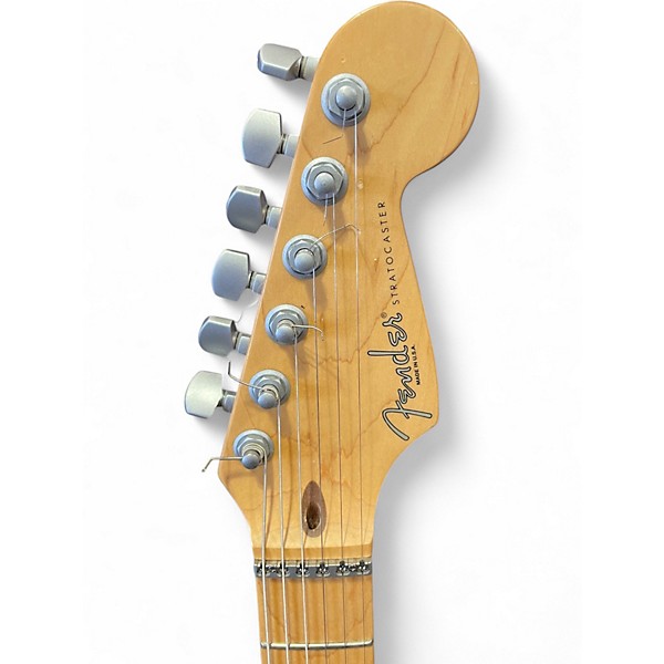 Vintage 1996 Fender Standard Stratocaster Plus Red Solid Body Electric Guitar