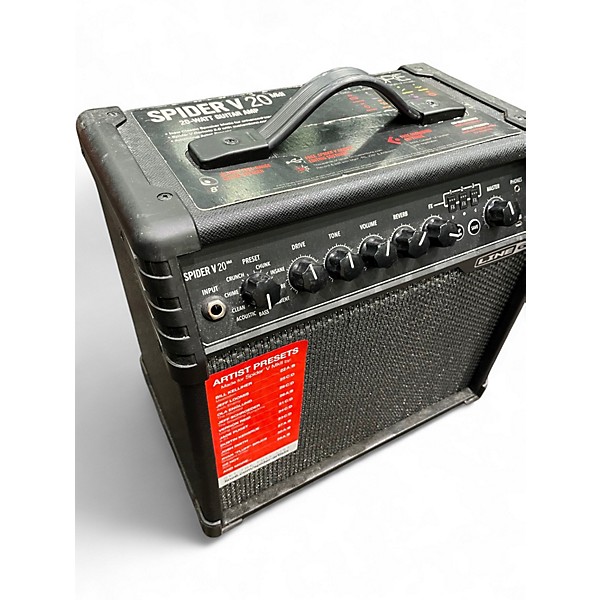 Used Line 6 Spider V 20 MkII 20w 1x8 Guitar Combo Amp