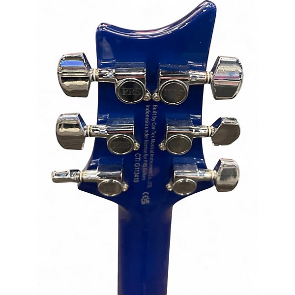 Used PRS SE Custom 24 Blue Solid Body Electric Guitar