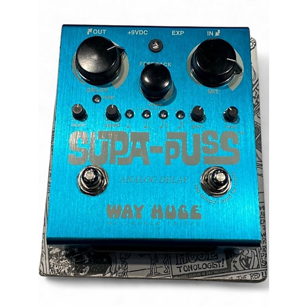 Used Way Huge Electronics WHE707 Supa Puss Delay Effect Pedal