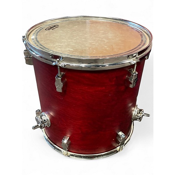 Used SONOR 4 Piece Force 2000 Crimson Red Burst Drum Kit