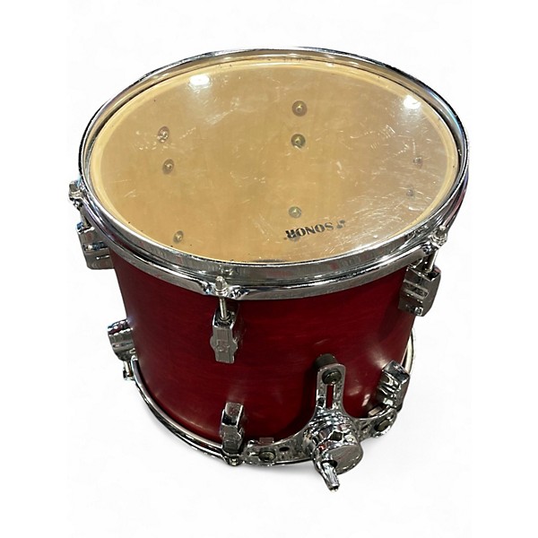 Used SONOR 4 Piece Force 2000 Crimson Red Burst Drum Kit