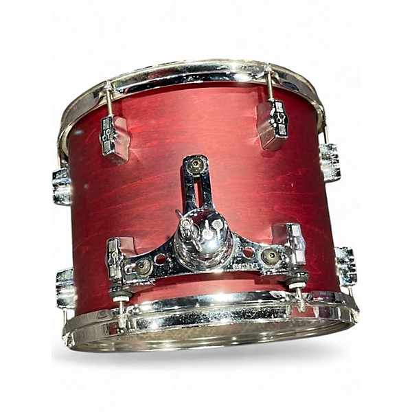 Used SONOR 4 Piece Force 2000 Crimson Red Burst Drum Kit
