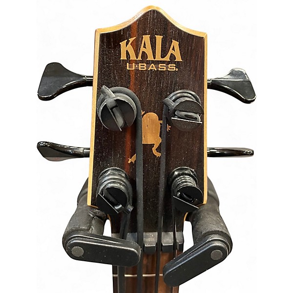 Used Kala Striped Ebony U-Bass Ebony Acoustic Bass Guitar