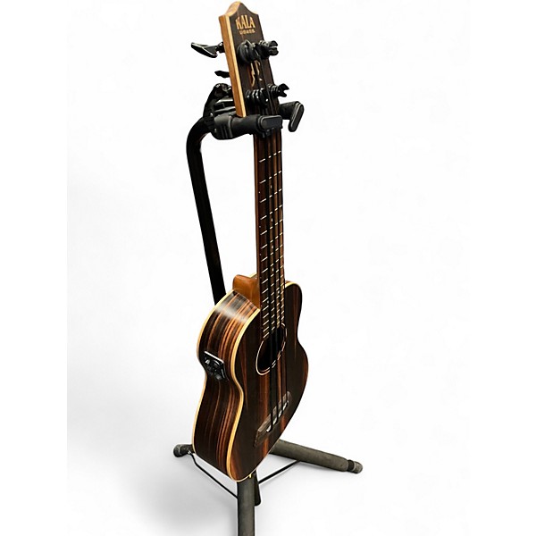 Used Kala Striped Ebony U-Bass Ebony Acoustic Bass Guitar