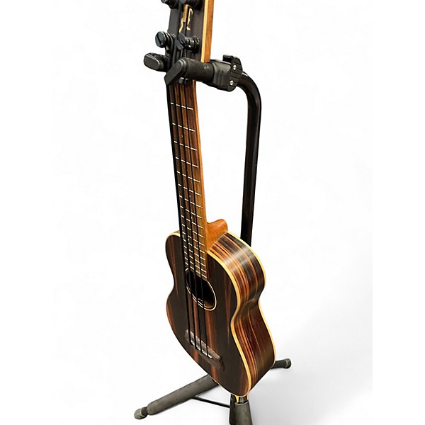 Used Kala Striped Ebony U-Bass Ebony Acoustic Bass Guitar