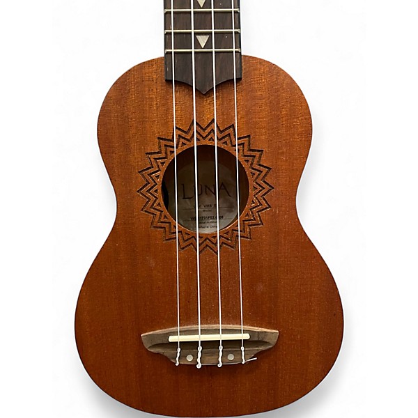 Used Luna UKE-VMS-EL Vintage Mahogany Ukulele