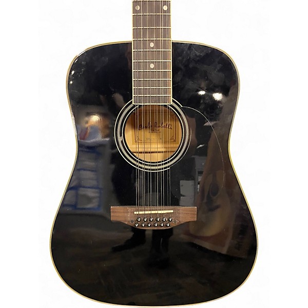 Used Carlo Robelli W4102 12B Black 12 String Acoustic Guitar