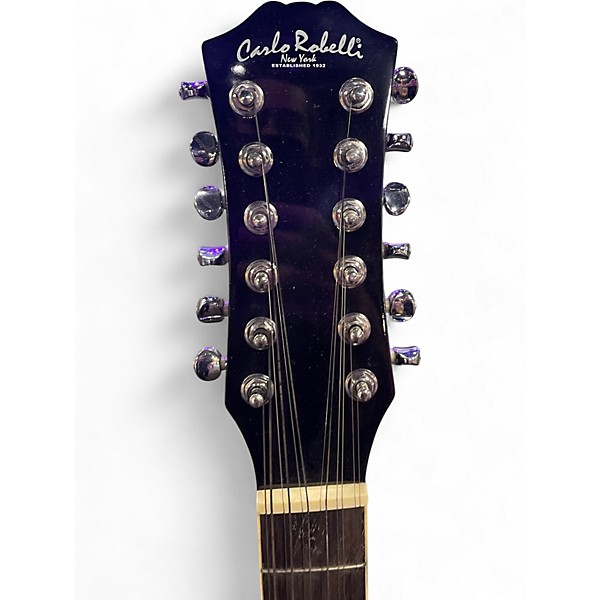 Used Carlo Robelli W4102 12B Black 12 String Acoustic Guitar