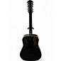 Used Carlo Robelli W4102 12B Black 12 String Acoustic Guitar