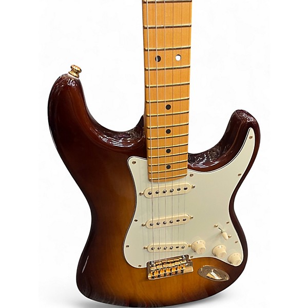 Used Fender 75th Anniversary Commemorative American Stratocaster Sunburst Solid Body Electric Guitar