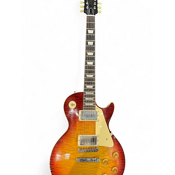 Used Gibson 1959 Reissue Murphy Aged Les Paul 3 Color Sunburst Solid Body Electric Guitar