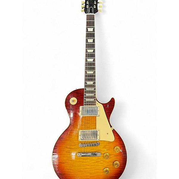 Used Gibson 1959 Reissue Murphy Aged Les Paul 3 Color Sunburst Solid Body Electric Guitar