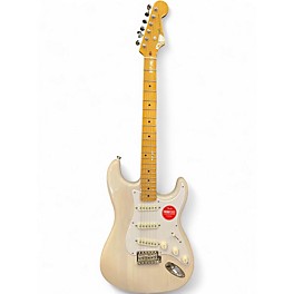 Used Squier FSR Classic Vibe 50s Stratocaster White Blonde Solid Body Electric Guitar