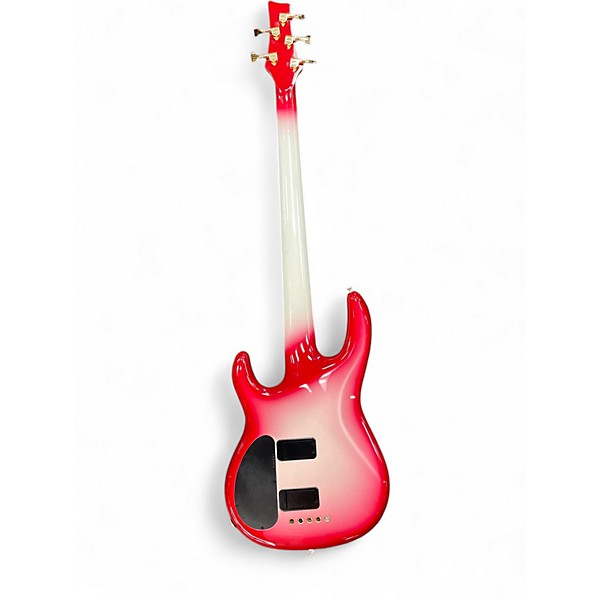 Used Kiesel Icon 5 Pink Burst Electric Bass Guitar