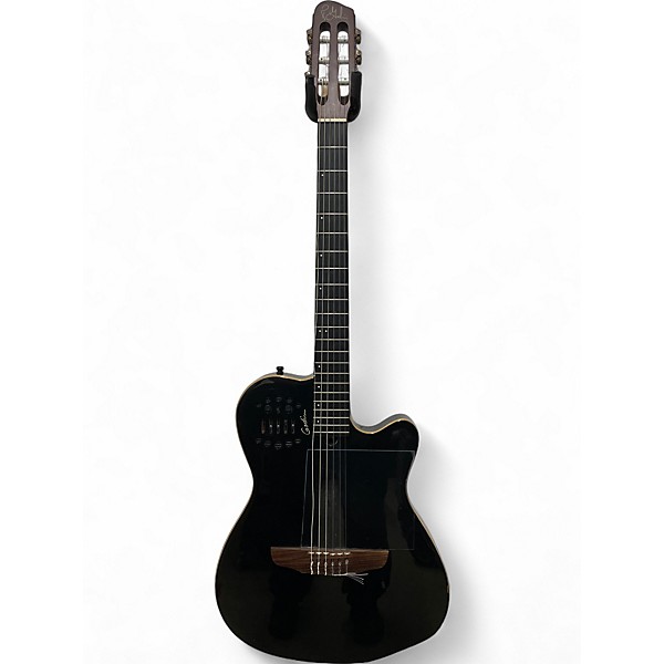Used Godin acs slim multiac Black Classical Acoustic Electric Guitar