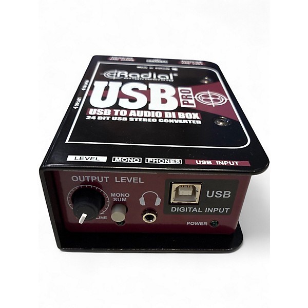 Used Radial Engineering USB TO AUDIO DI Direct Box