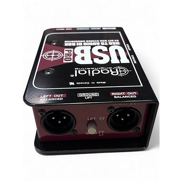 Used Radial Engineering USB TO AUDIO DI Direct Box