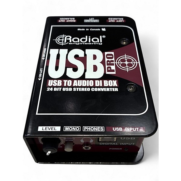 Used Radial Engineering USB TO AUDIO DI Direct Box