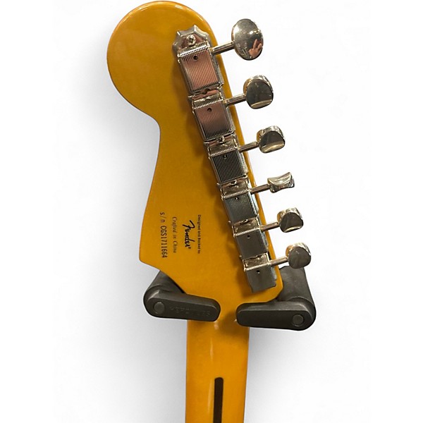 Used Squier Classic Vibe 1950S Stratocaster Sherwood Green Metallic Solid Body Electric Guitar
