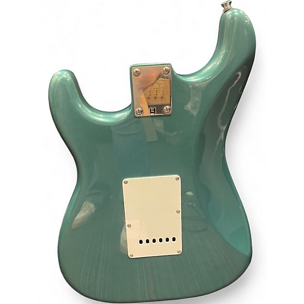 Used Squier Classic Vibe 1950S Stratocaster Sherwood Green Metallic Solid Body Electric Guitar