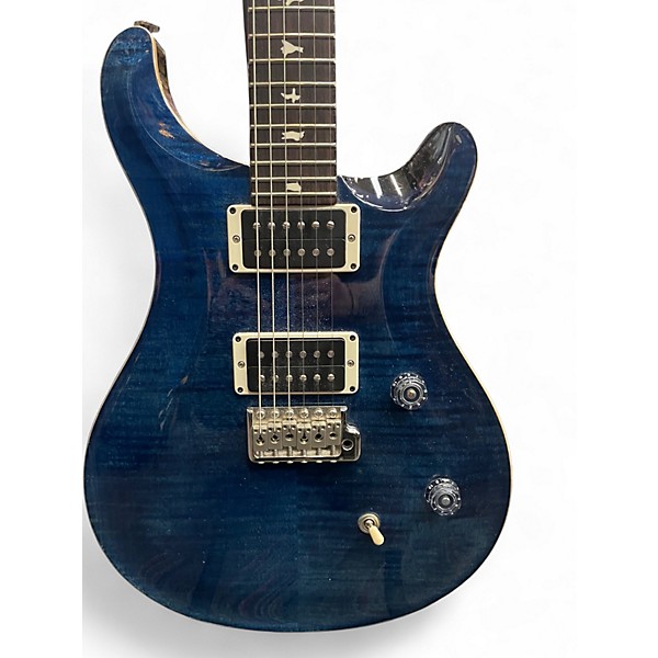 Used 2020 PRS CE24 Trans Blue Solid Body Electric Guitar