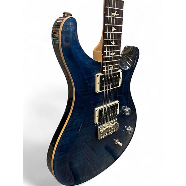 Used 2020 PRS CE24 Trans Blue Solid Body Electric Guitar