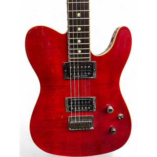 Used Fender Special Edition Custom Telecaster FMT HH Trans Red Solid Body Electric Guitar