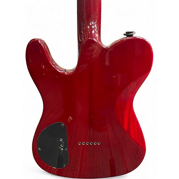 Used Fender Special Edition Custom Telecaster FMT HH Trans Red Solid Body Electric Guitar