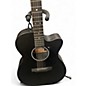 Used Martin X Series Custom Black Acoustic Electric Guitar