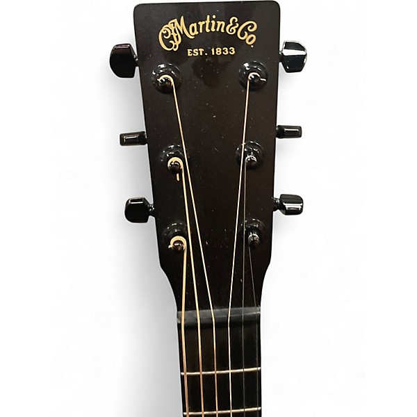 Used Martin X Series Custom Black Acoustic Electric Guitar