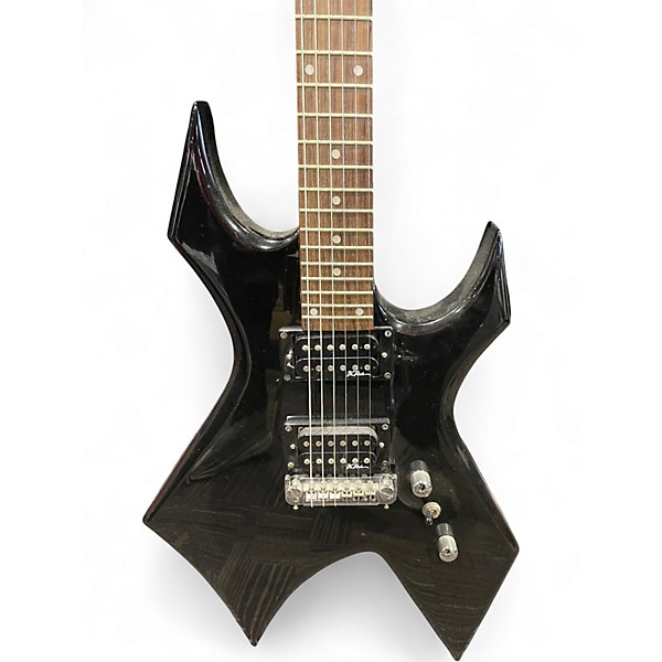 Used B.C. Rich Bronze Series Warlock BLACK Solid Body Electric Guitar