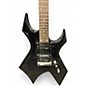 Used B.C. Rich Bronze Series Warlock BLACK Solid Body Electric Guitar