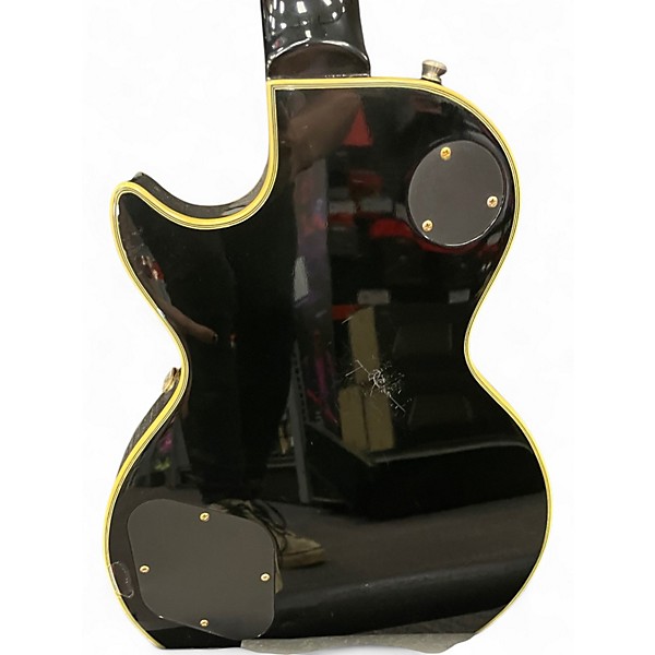 Used Epiphone Les Paul Custom Black Solid Body Electric Guitar
