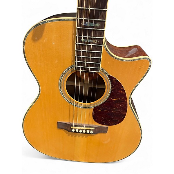 Used Crafter Guitars TMC 045 Natural Acoustic Electric Guitar