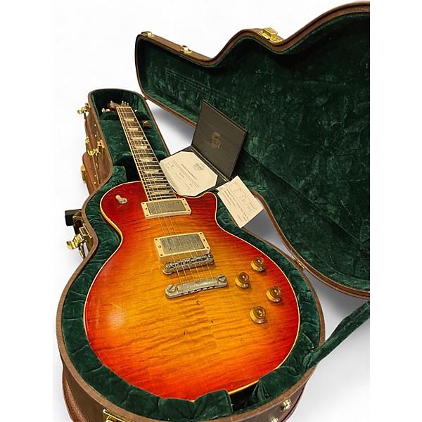 Used Heritage H-150 CUSTOM SHOP ARTISAN AGED DARK CHERRY SUNBURST Solid Body Electric Guitar