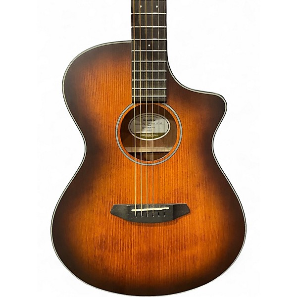 Used Breedlove Discovery Concert CE Mahogany Acoustic Electric Guitar