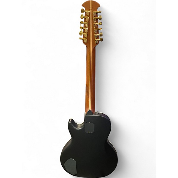 Used Ovation VIPER 12 STRING Black 12 String Acoustic Electric Guitar