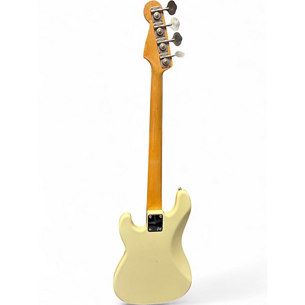 Vintage 1987 Squier Precision Bass Olympic White Electric Bass Guitar