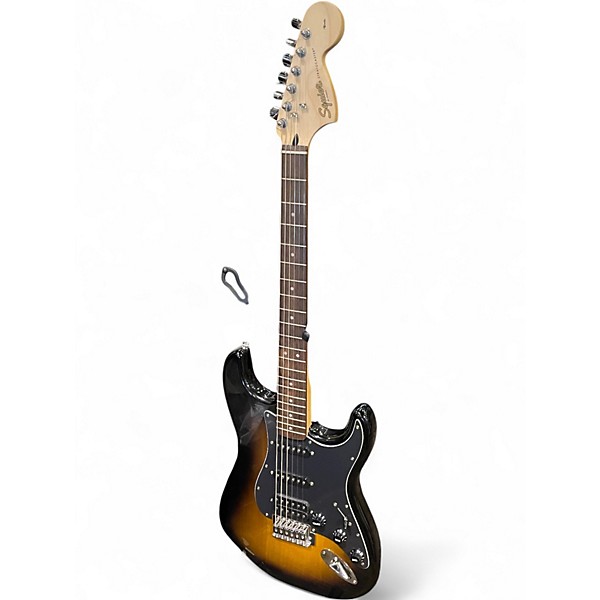 Used Squier Affinity Stratocaster 2 Color Sunburst Solid Body Electric Guitar