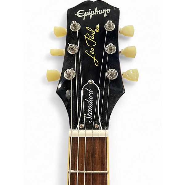 Used Epiphone Les Paul Standard Metallic Gold Solid Body Electric Guitar