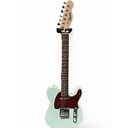Used Squier SONIC TELECASTER GREEN Solid Body Electric Guitar