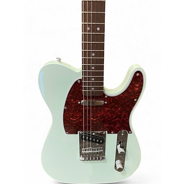 Used Squier SONIC TELECASTER GREEN Solid Body Electric Guitar
