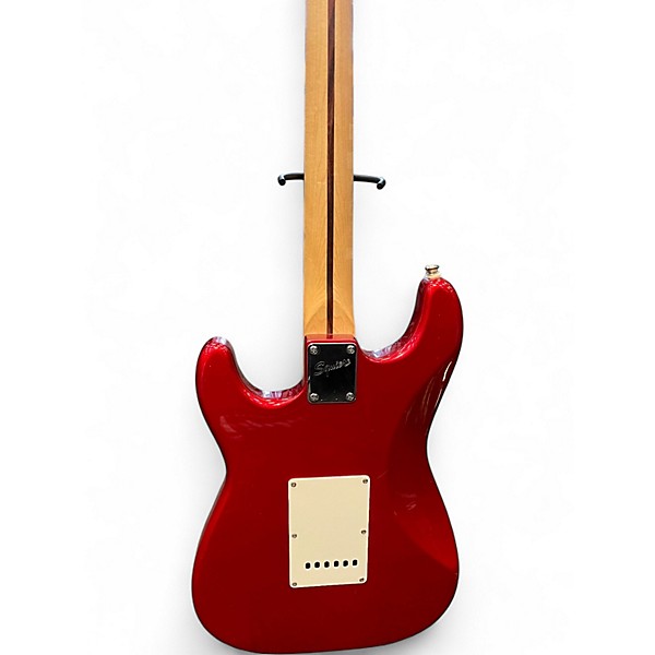 Used Squier Affinity Stratocaster Candy Apple Red Solid Body Electric Guitar