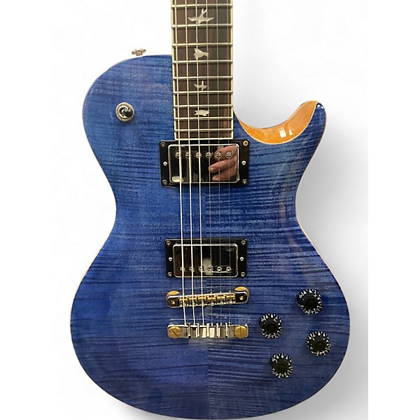 Used PRS SE Singlecut McCarty 594 Trans Blue Solid Body Electric Guitar